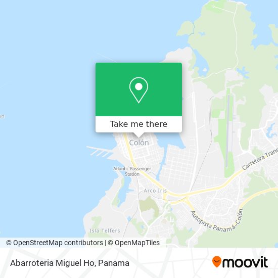 Mapa de Abarroteria Miguel Ho