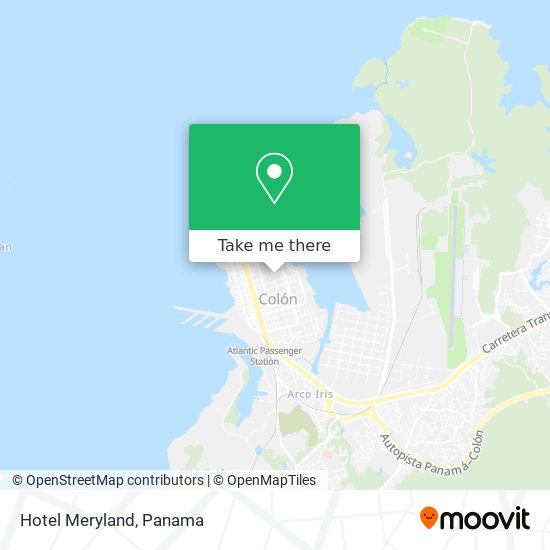 Hotel Meryland map