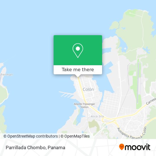 Mapa de Parrillada Chombo