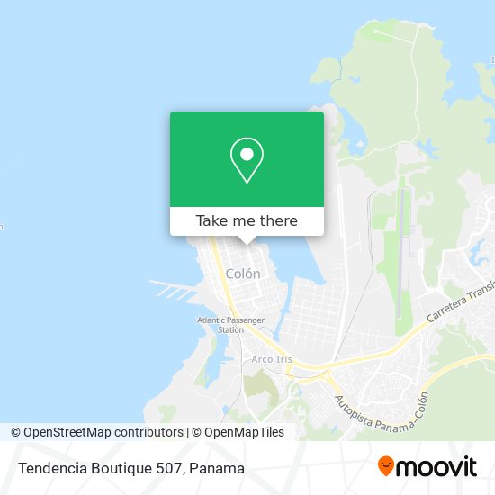 Tendencia Boutique 507 map