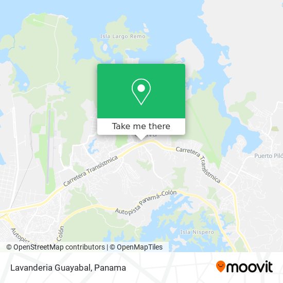 Mapa de Lavanderia Guayabal