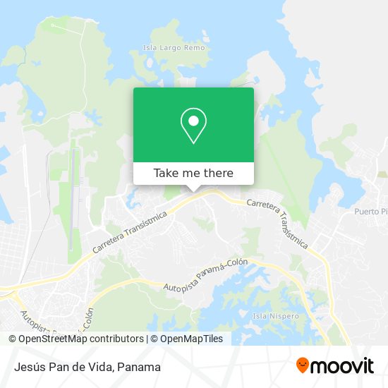 Jesús Pan de Vida map
