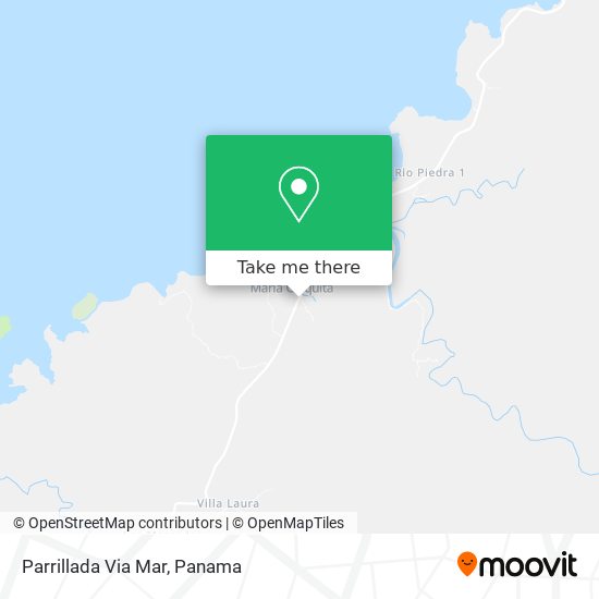 Parrillada Via Mar map