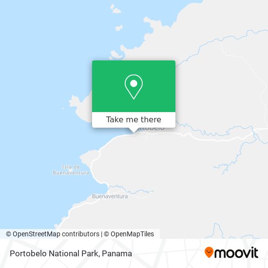 Portobelo National Park map