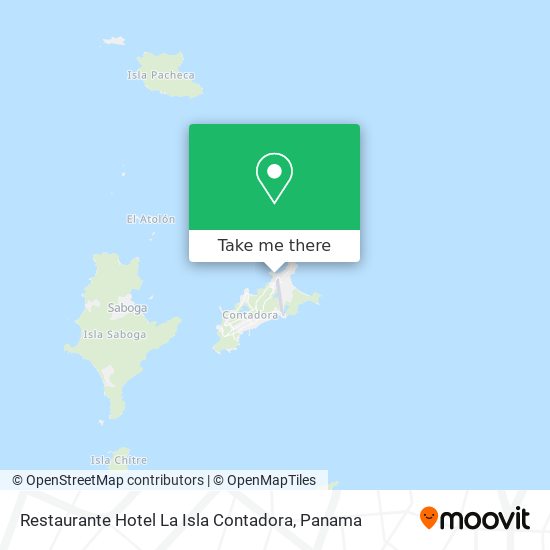 Restaurante Hotel La Isla Contadora map