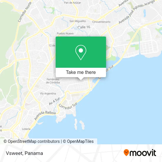 Vsweet map