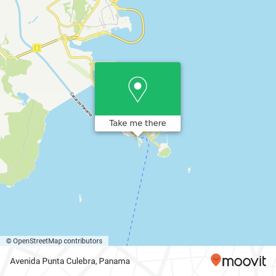 Avenida Punta Culebra map