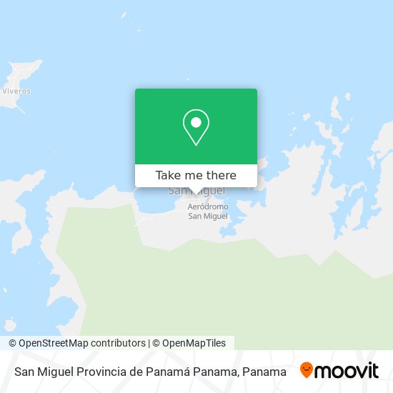 San Miguel Provincia de Panamá Panama map