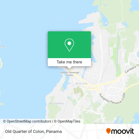 Old Quarter of Colon map