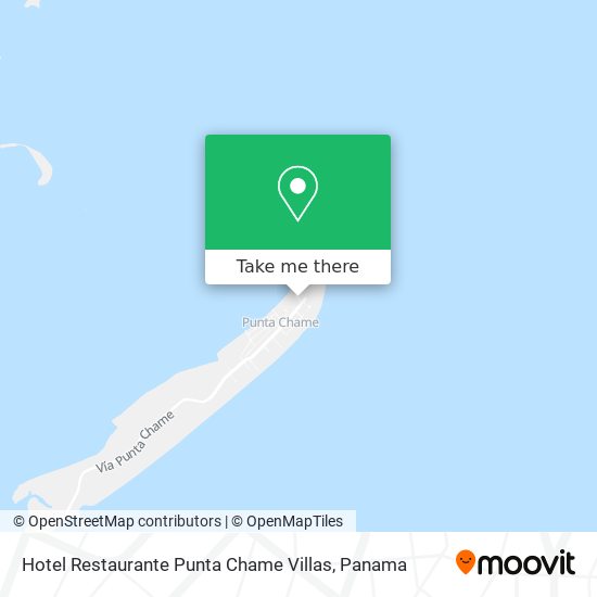 Hotel Restaurante Punta Chame Villas map