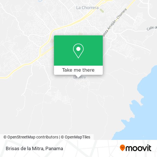 Brisas de la Mitra map