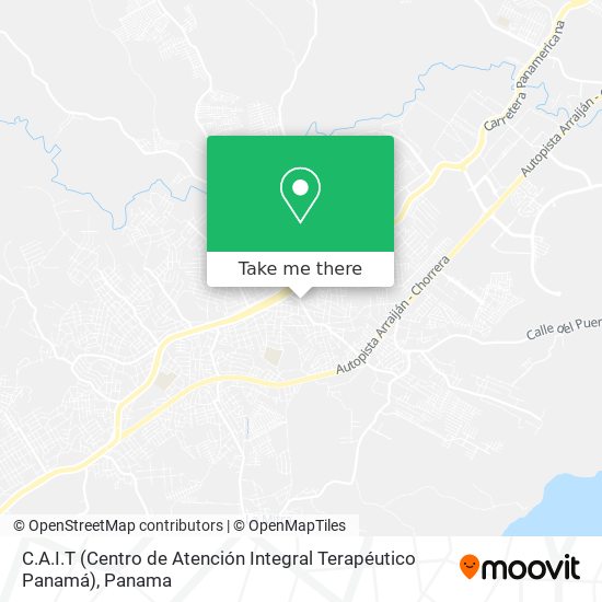 C.A.I.T (Centro de Atención Integral Terapéutico Panamá) map