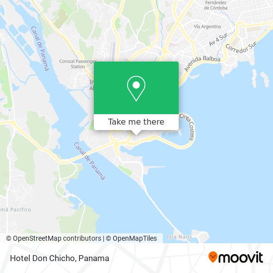 Hotel Don Chicho map