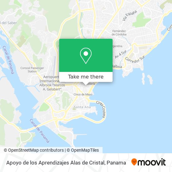 Apoyo de los Aprendizajes Alas de Cristal map