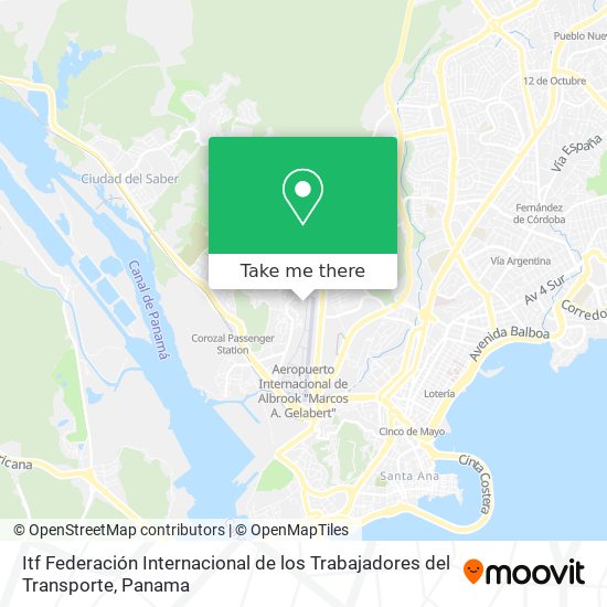 Mapa de Itf Federación Internacional de los Trabajadores del Transporte