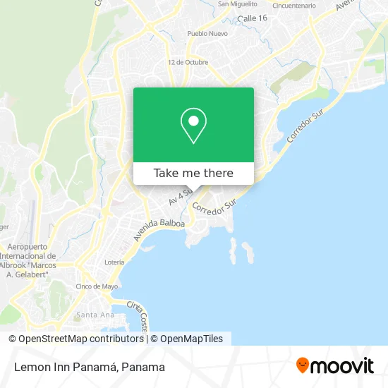 Lemon Inn Panamá map