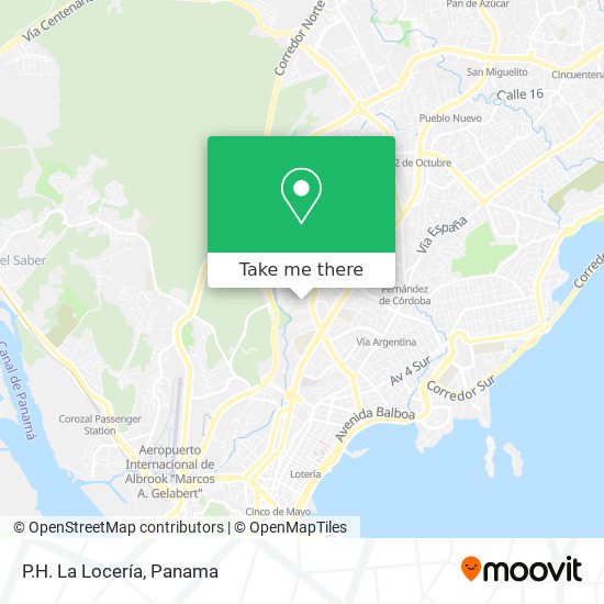 Mapa de P.H. La Locería