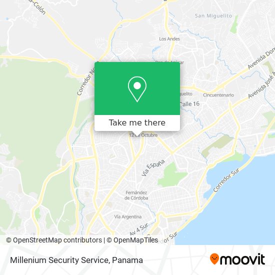 Millenium Security Service map