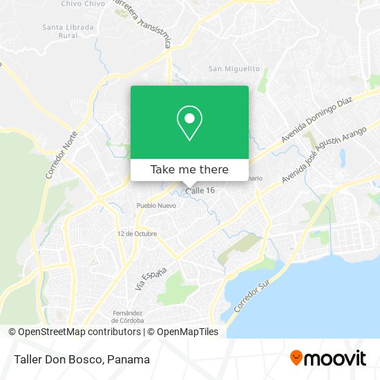 Taller Don Bosco map