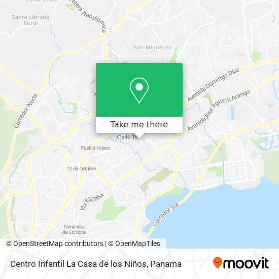 Centro Infantil La Casa de los Niños map