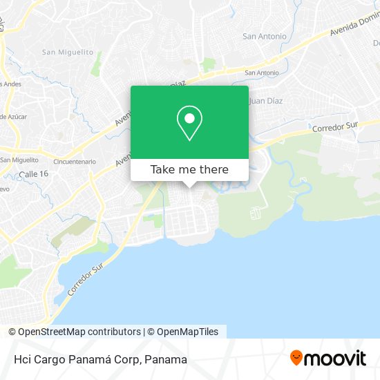 Hci Cargo Panamá Corp map