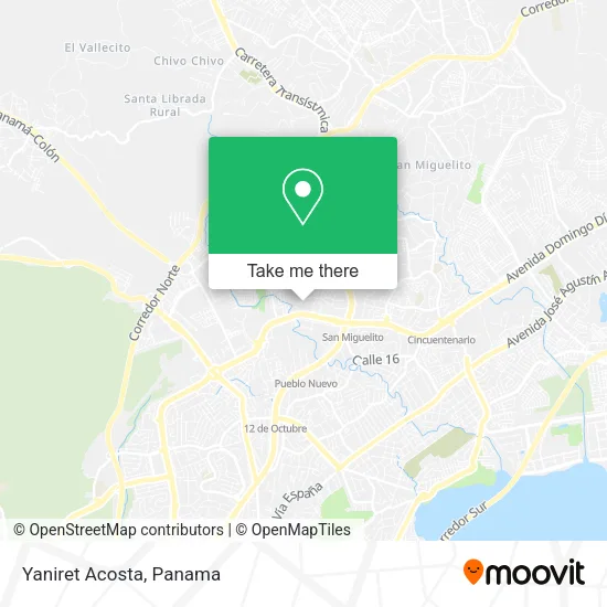 Mapa de Yaniret Acosta