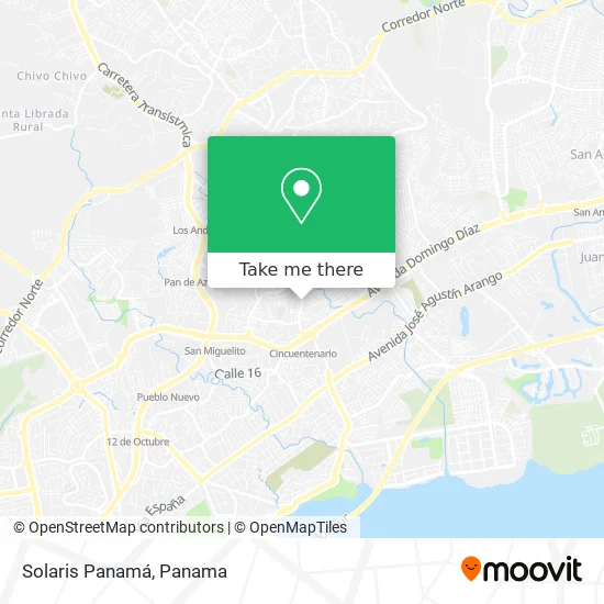 Solaris Panamá map