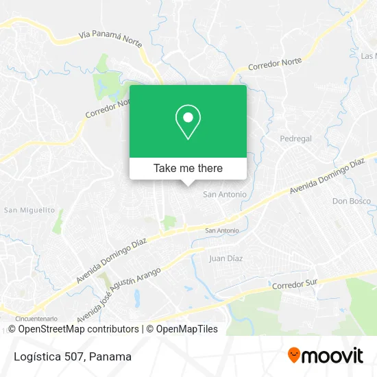 Logística 507 map