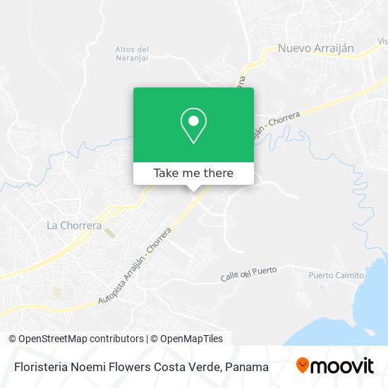 Floristeria Noemi Flowers Costa Verde map