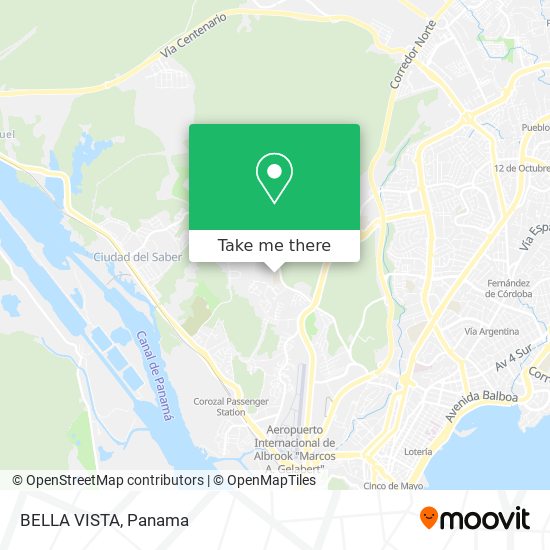BELLA VISTA map