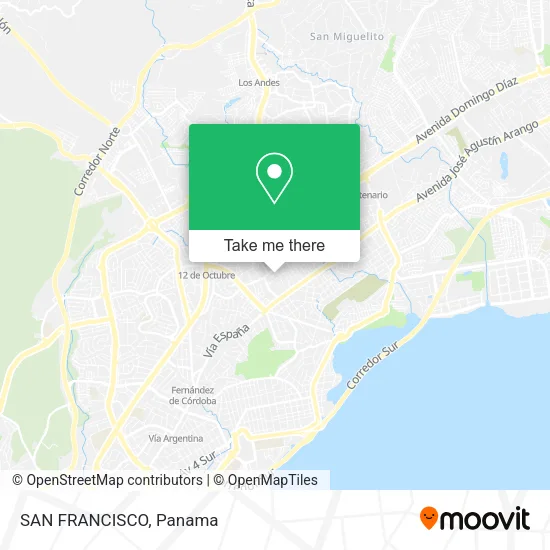 SAN FRANCISCO map