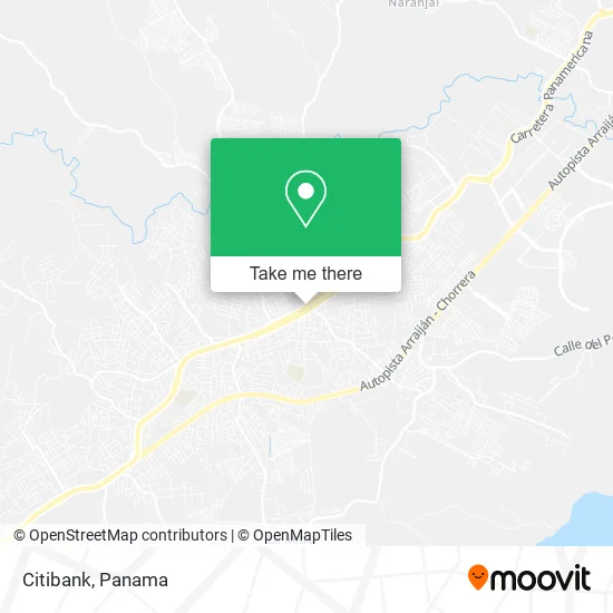 Mapa de Citibank