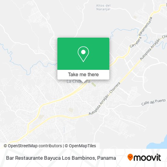 Bar Restaurante Bayuca Los Bambinos map