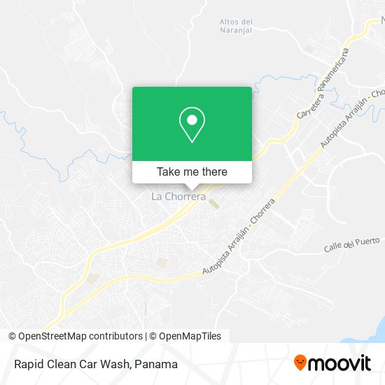 Rapid Clean Car Wash map