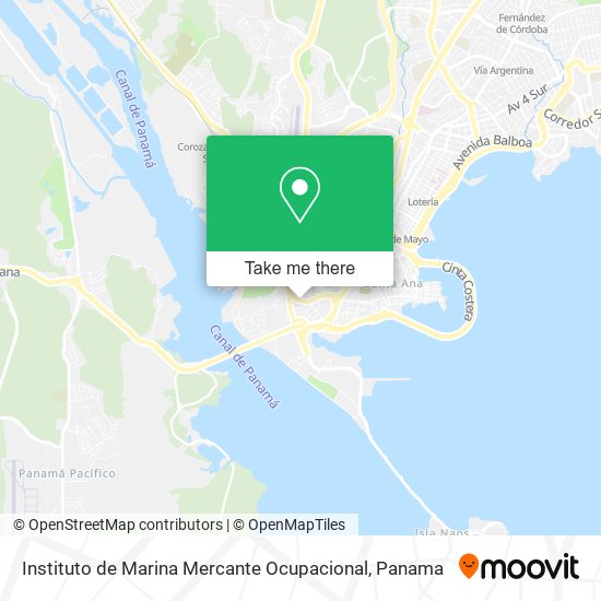 Instituto de Marina Mercante Ocupacional map