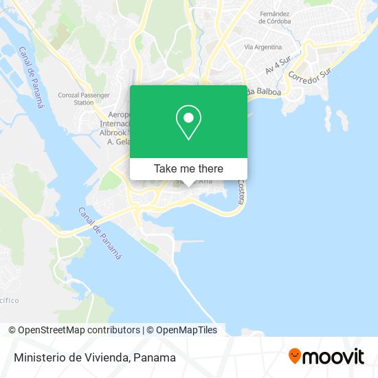 Ministerio de Vivienda map