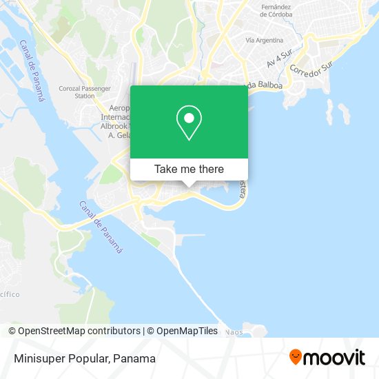 Mapa de Minisuper Popular