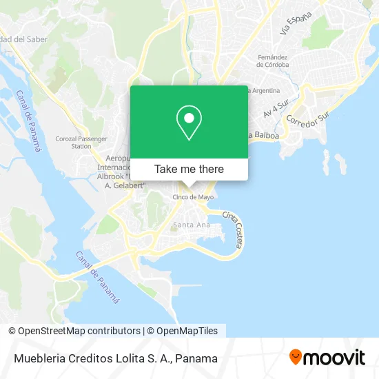 Muebleria Creditos Lolita S. A. map