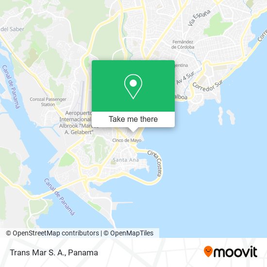 Mapa de Trans Mar S. A.