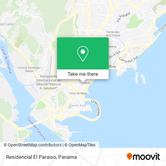 Residencial El Paraiso map