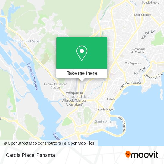 Cardis Place map