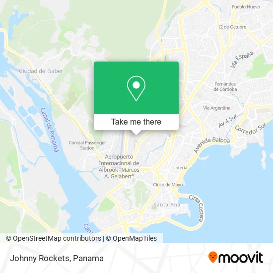 Johnny Rockets map