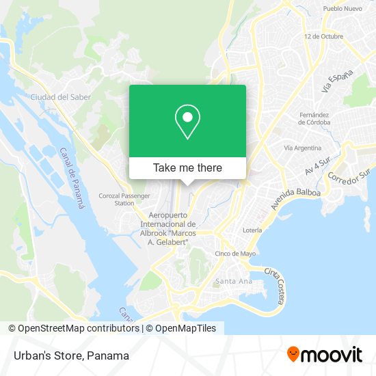 Urban's Store map