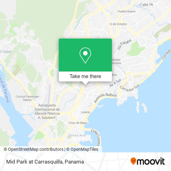 Mid Park at Carrasquilla map