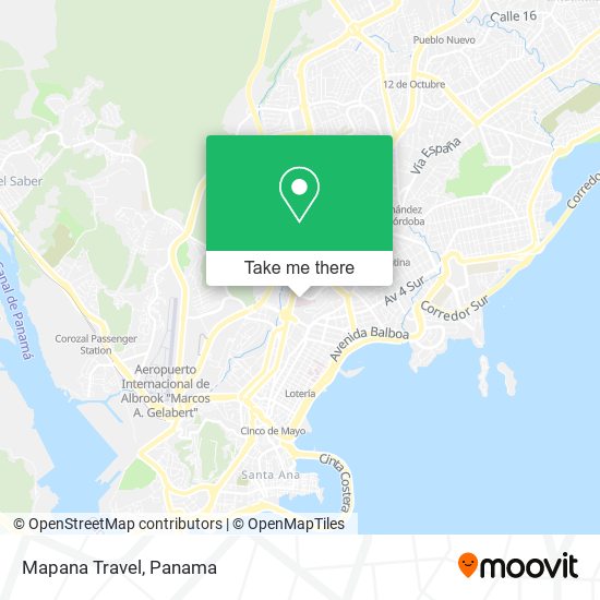 Mapana Travel map