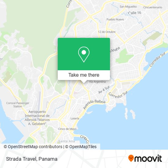 Strada Travel map