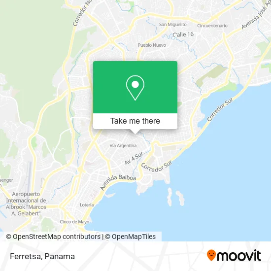 Ferretsa map