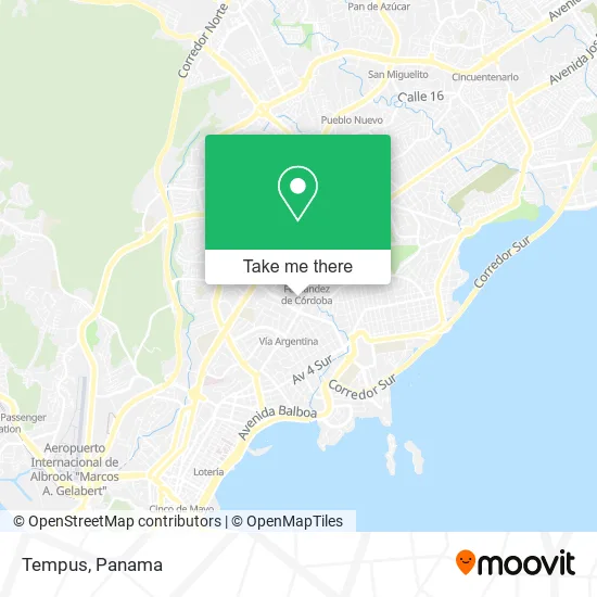 Mapa de Tempus