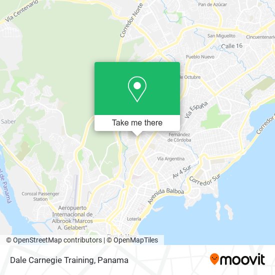 Dale Carnegie Training map