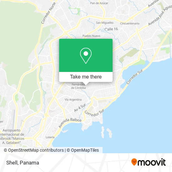 Mapa de Shell